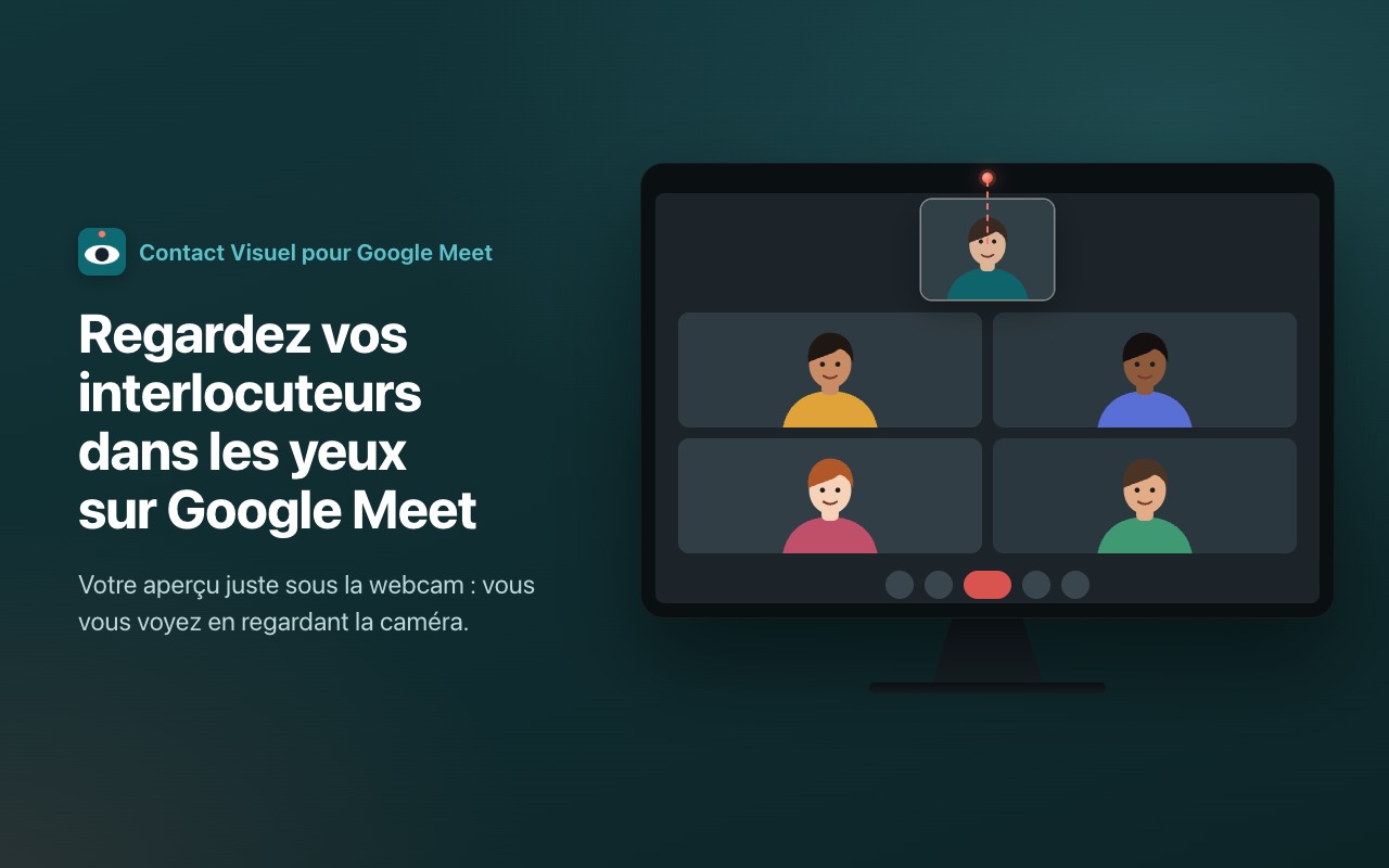 Regardez vos interlocuteurs dans les yeux sur Google Meet