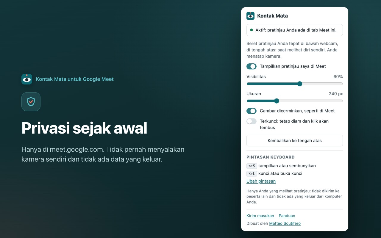 Privasi sejak awal
