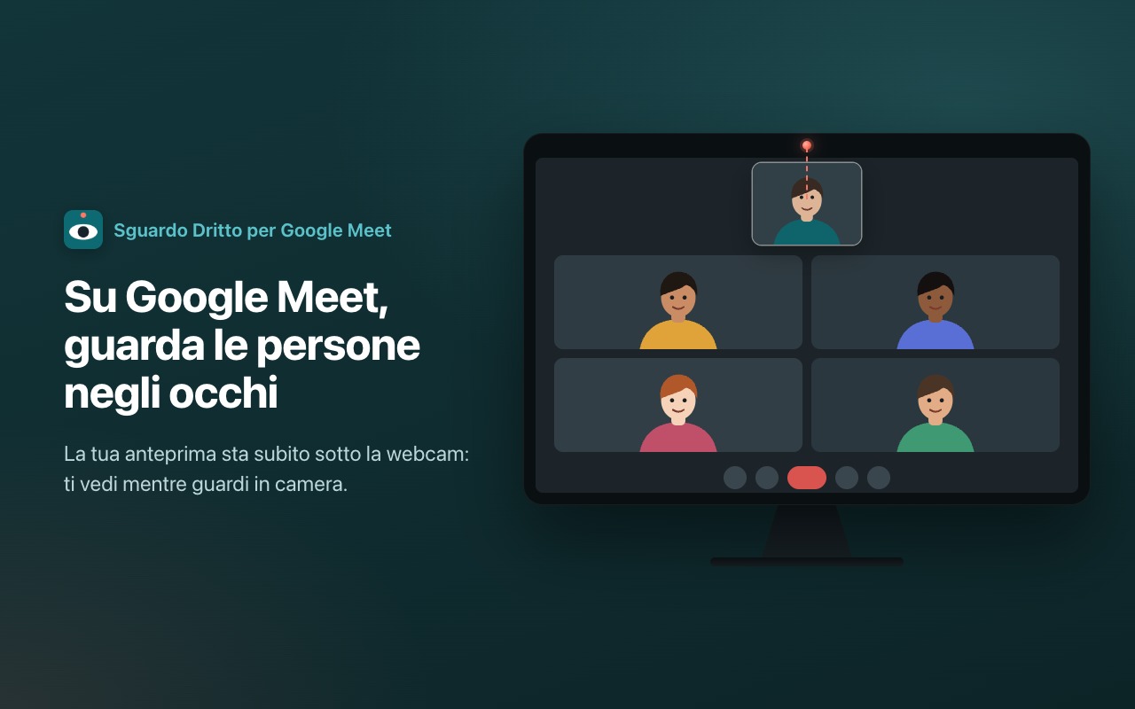 Su Google Meet, guarda le persone negli occhi