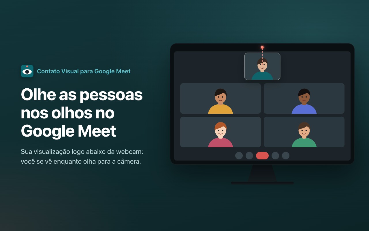 Olhe as pessoas nos olhos no Google Meet