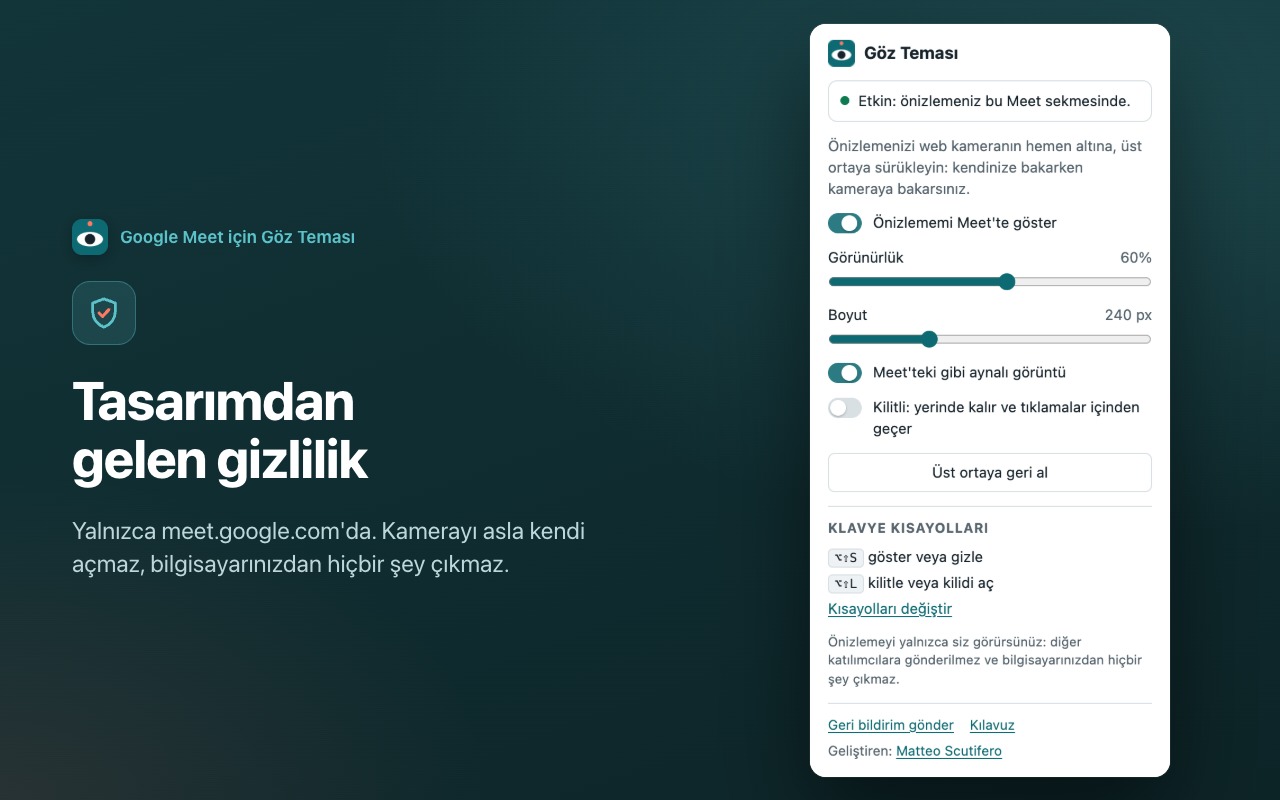 Tasarımdan gelen gizlilik